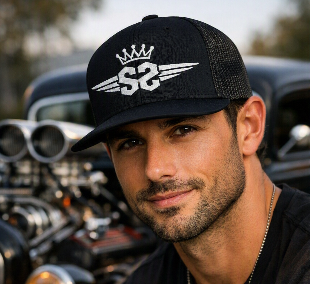 Wing Logo Flexfit Mesh Back Hat